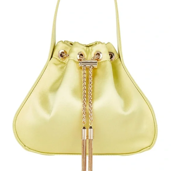 Oroton Lemon Satin Mini Bag - Picture 4 of 6
